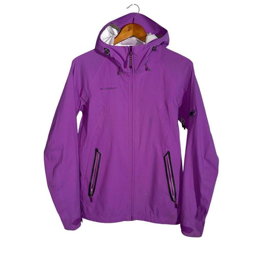 Purple Mammut DayTech Premium Waterproof Rain Jacket Sz S